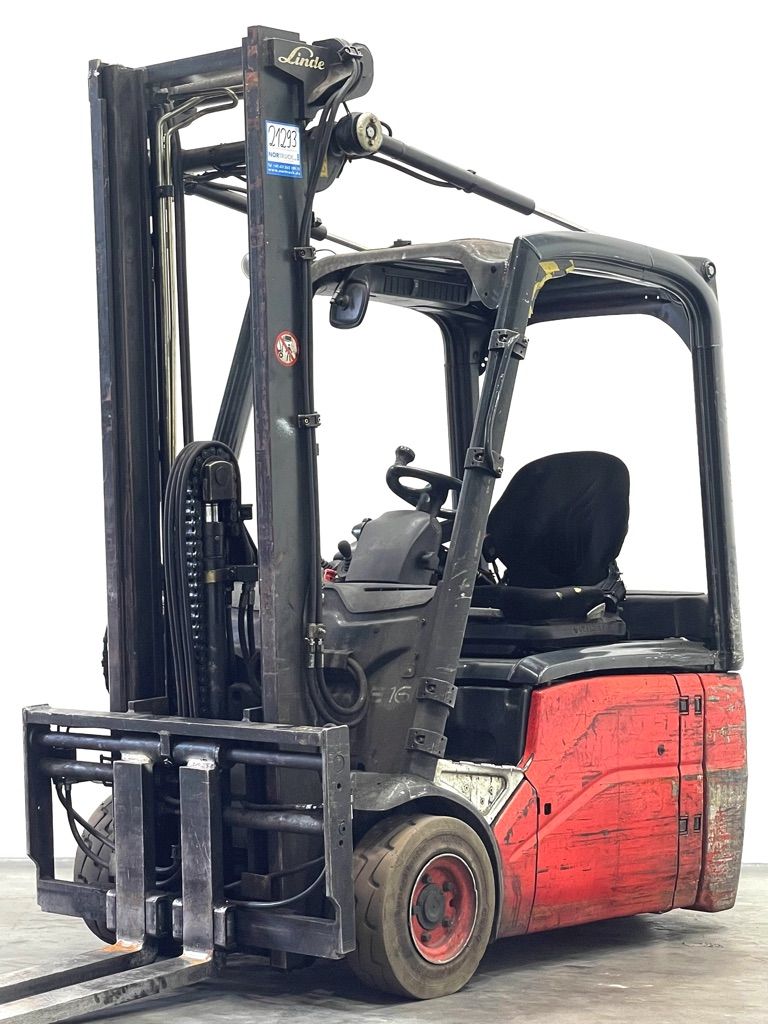 Linde E16-386 Elektro 3 Rad-Stapler www.nortruck.de