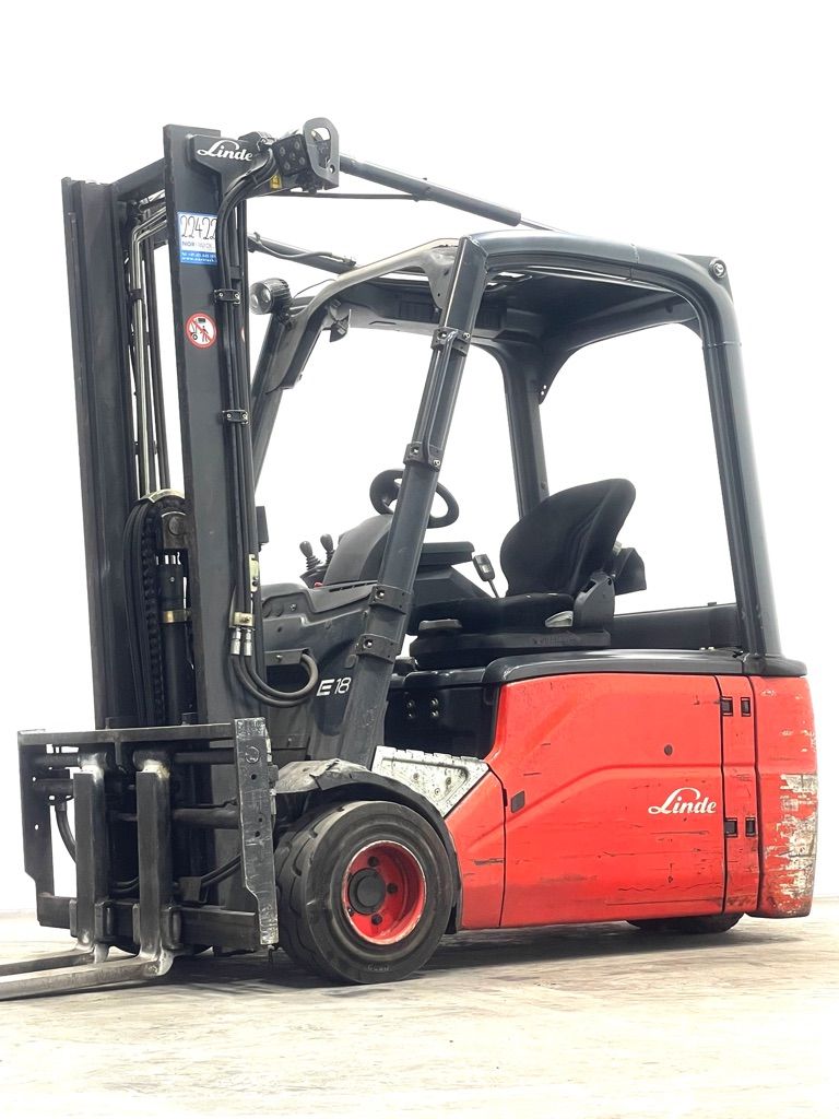 Linde E18L-386 Elektro 3 Rad-Stapler www.nortruck.de