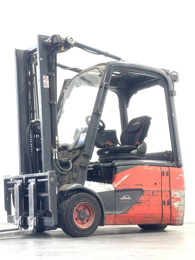 Linde E16-02 Elektro 3 Rad-Stapler www.nortruck.de