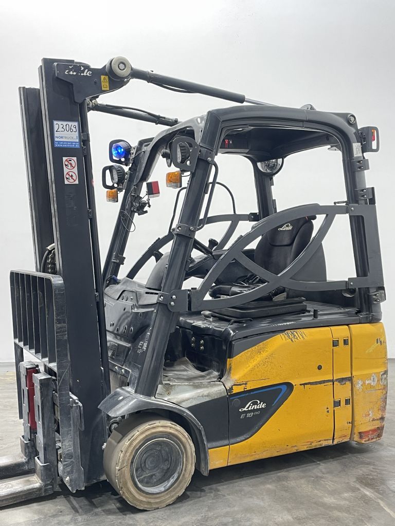 Linde E18-02-386-Li-Ion Elektro 3 Rad-Stapler www.nortruck.de