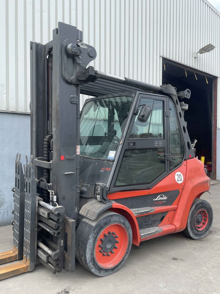 Linde H70T-03-396 - nicht fahrbereit - Treibgasstapler www.nortruck.de