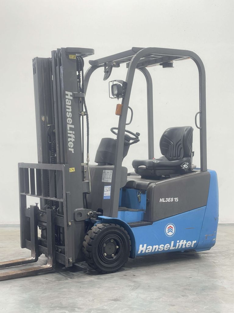 Hanselifter HLJES1543TH Elektro 3 Rad-Stapler www.nortruck.de