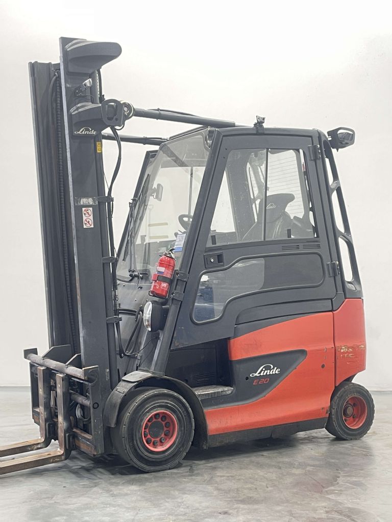 Linde E20-01/600-387 Elektro 4 Rad-Stapler www.nortruck.de