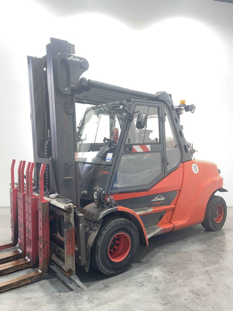 Linde H80T-03/1100-396 Treibgasstapler www.nortruck.de