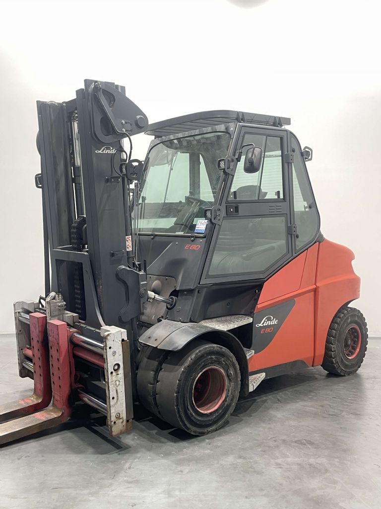 Linde E80-01/900-1279 Elektro 4 Rad-Stapler www.nortruck.de