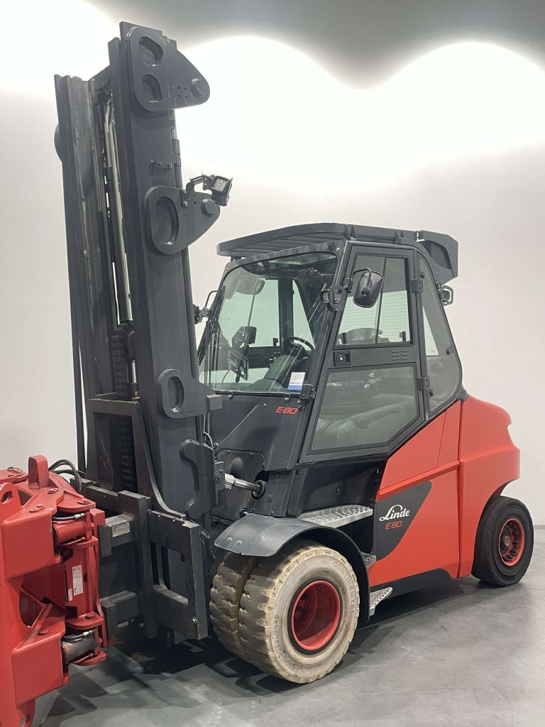 Linde E80-01/900-1279 Electric 4-wheel forklift www.nortruck.de