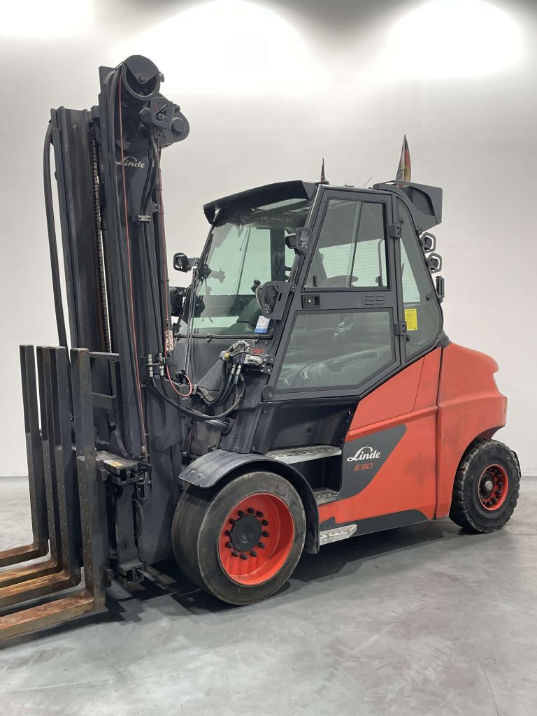 Linde E80-01/900-1279 Electric 4-wheel forklift www.nortruck.de