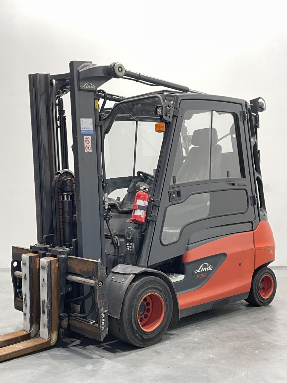 Linde E35L-01-387 Elektro 4 Rad-Stapler www.nortruck.de