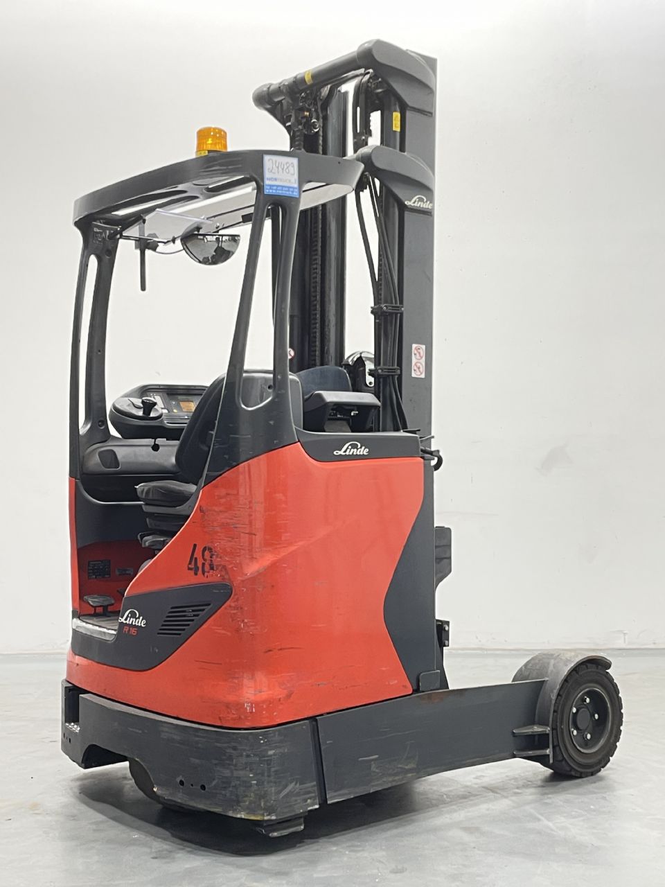 Linde R16G-01-1120 Schubmaststapler www.nortruck.de