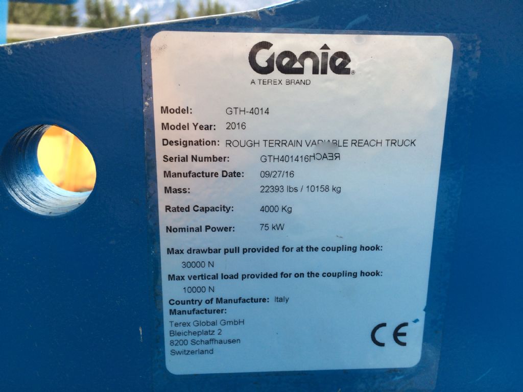 Genie-GTH 4014-Teleskopstapler starr-www.staplertechnik.at