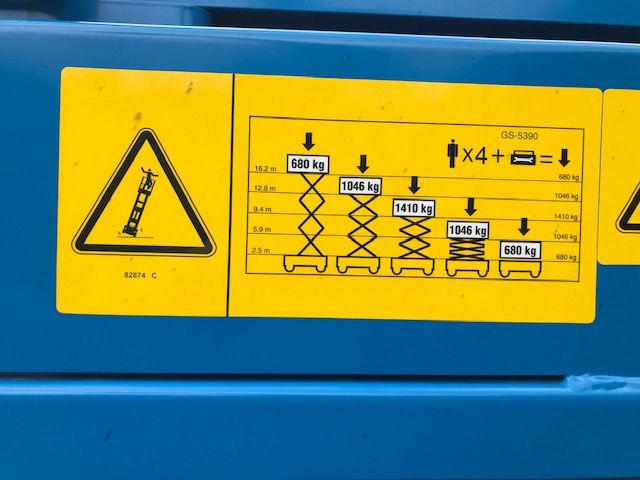 Genie-GS 5390 RT-Scherenarbeitsbhne-www.staplertechnik.at