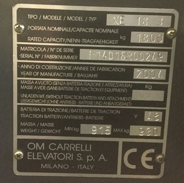 OM-XE 18 3-Elektro 3 Rad-Stapler-www.staplertechnik.at