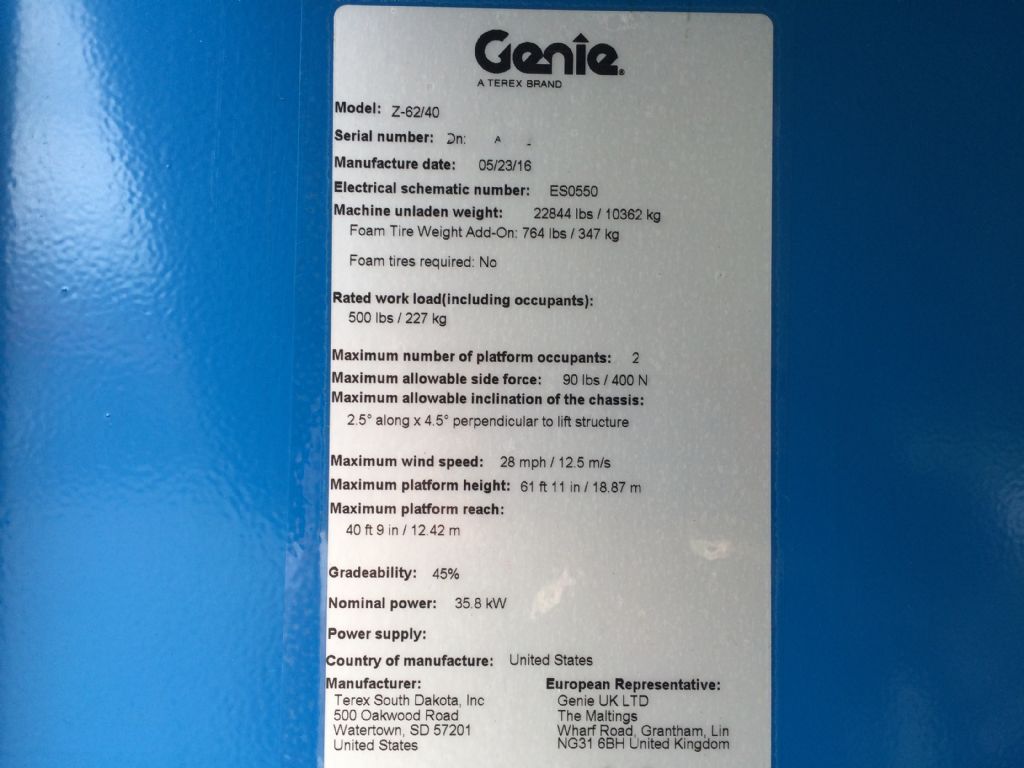Genie-Z 62/40-Gelenkteleskopbhne-www.staplertechnik.at