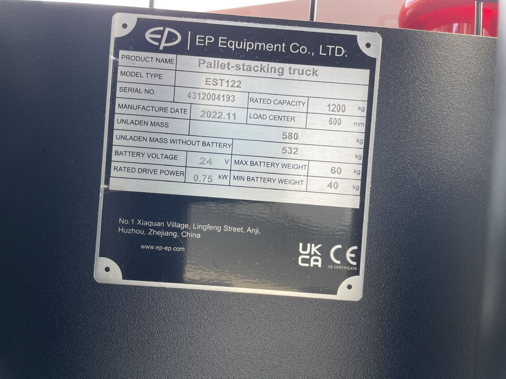 EP-EST122 lithium ionen-Hochhubwagen-www.staplertechnik.at