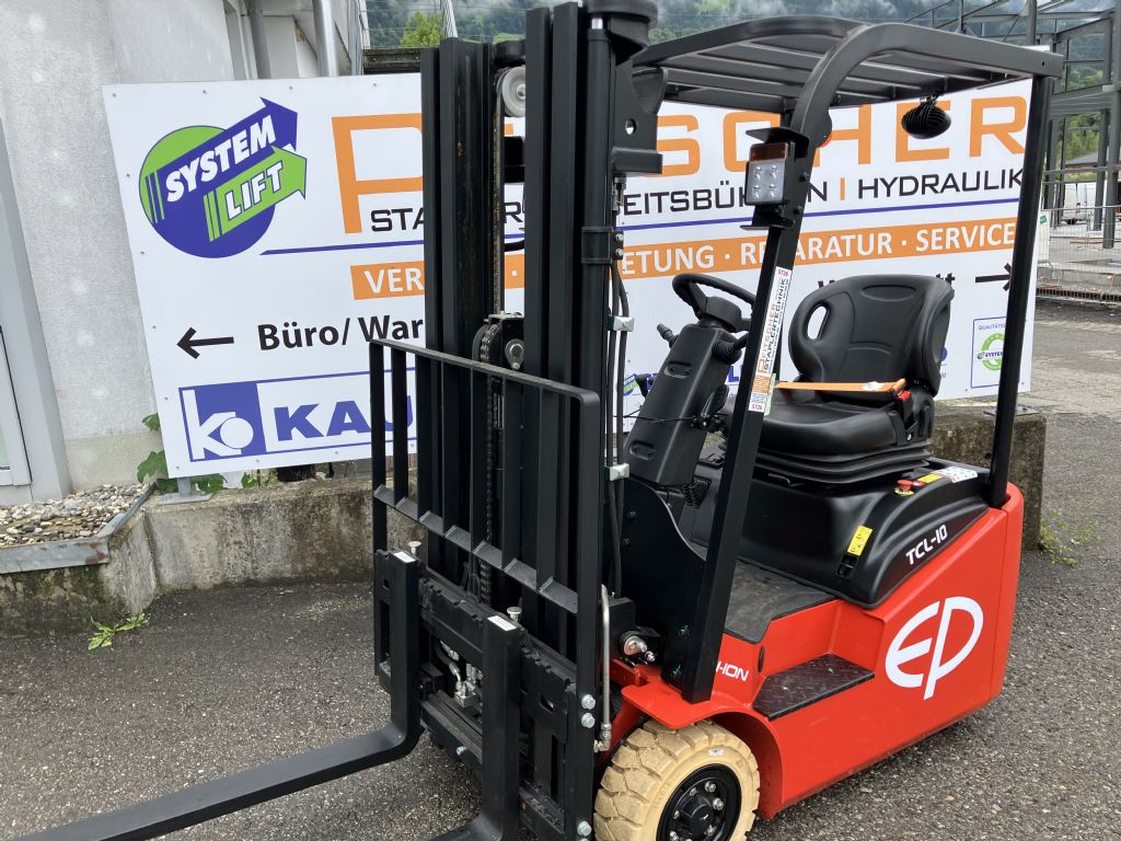 EP TCL101 Electric 3-wheel forklift www.staplertechnik.at