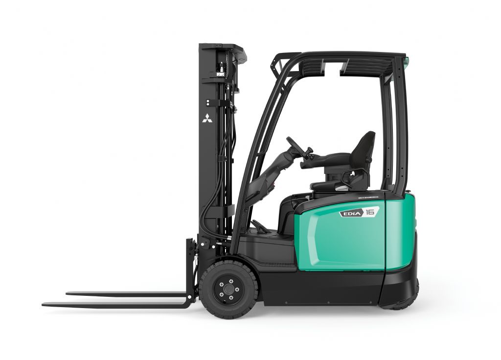 Mitsubishi FB16ACNT Electric 3-wheel forklift www.staplertechnik.at