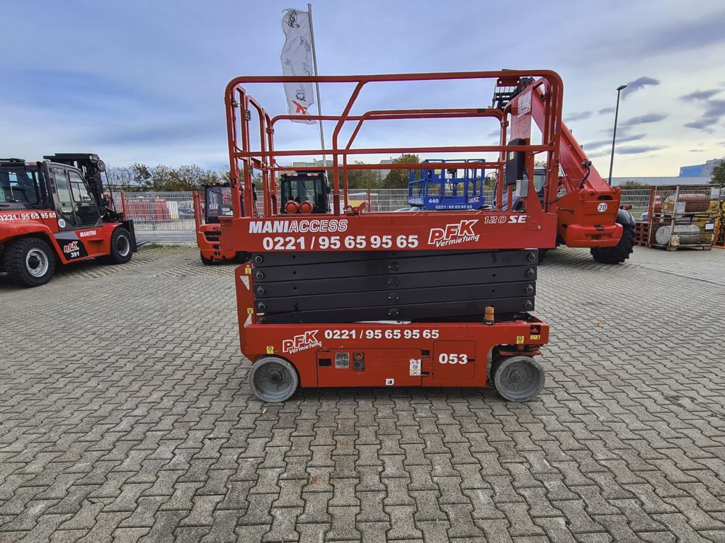 Manitou 120SE Scherenarbeitsbhne www.pfk.de