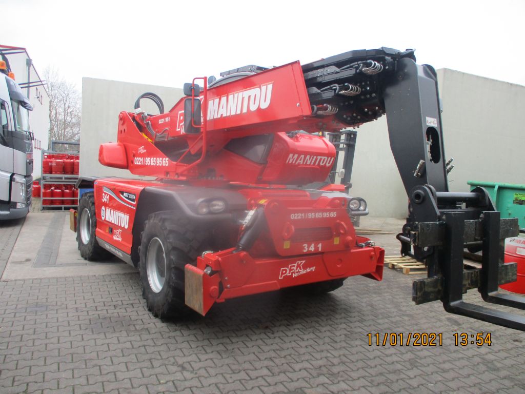 Manitou MRT2150 + Privilege ST4 S2 Teleskopstapler drehbar www.pfk.de