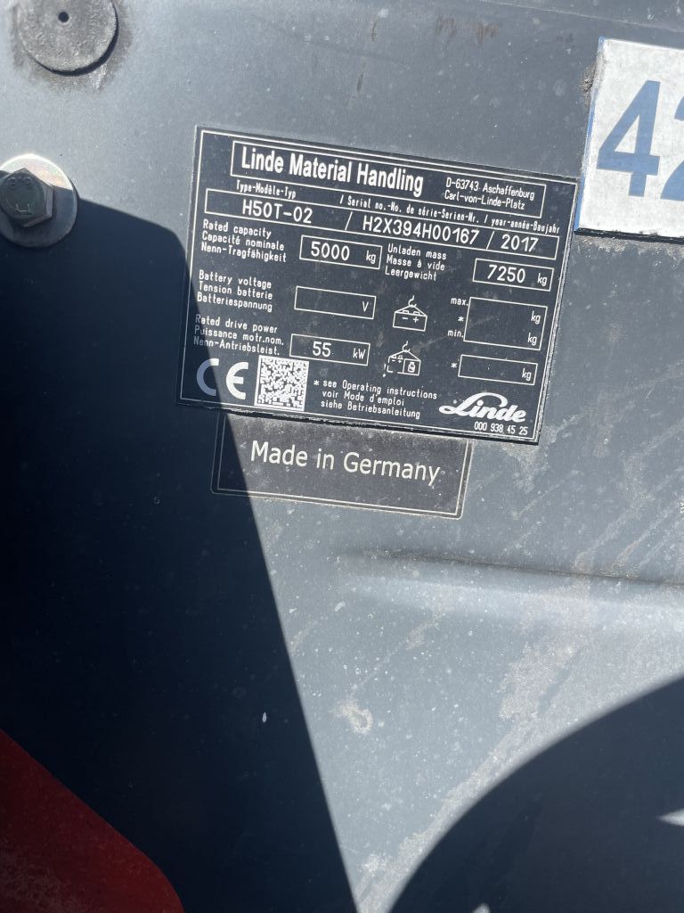 Linde H50T-02 Treibgasstapler www.sks-stapler.at