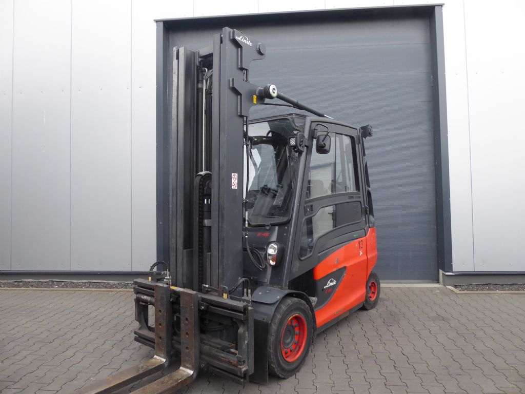 Linde E45HL-01/600 Elektro 4 Rad-Stapler www.sks-stapler.at