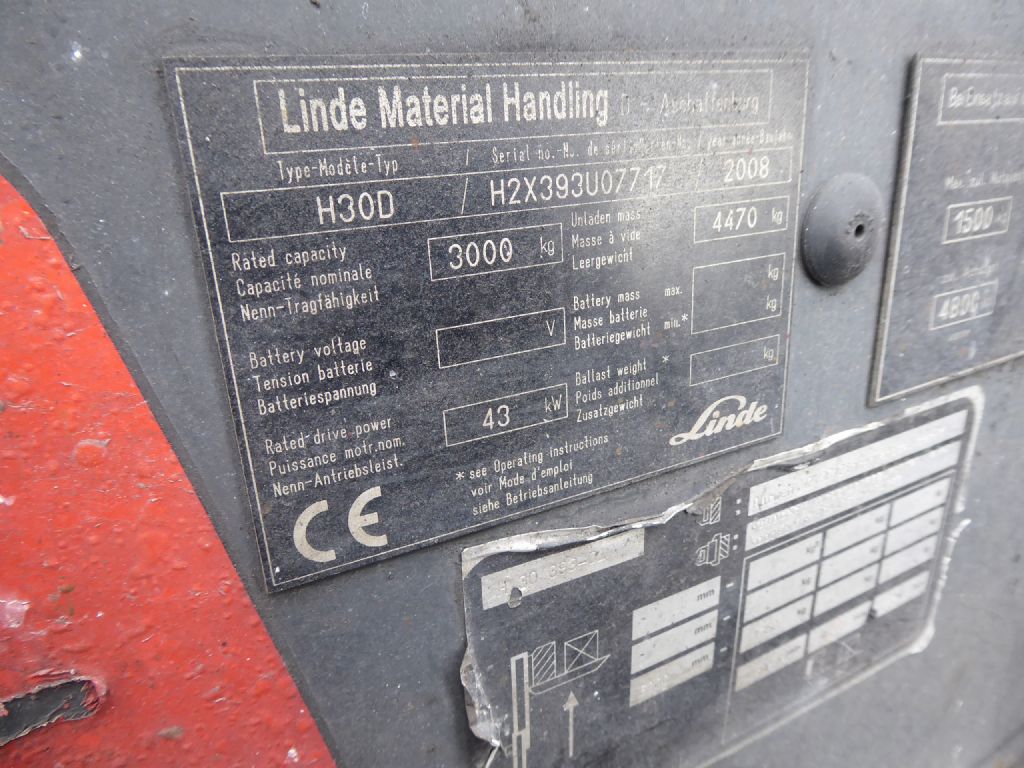 Linde H30D-02 Dieselstapler www.rf-stapler.de Linde H30D-02 Dieselstapler www.rf-stapler.de
