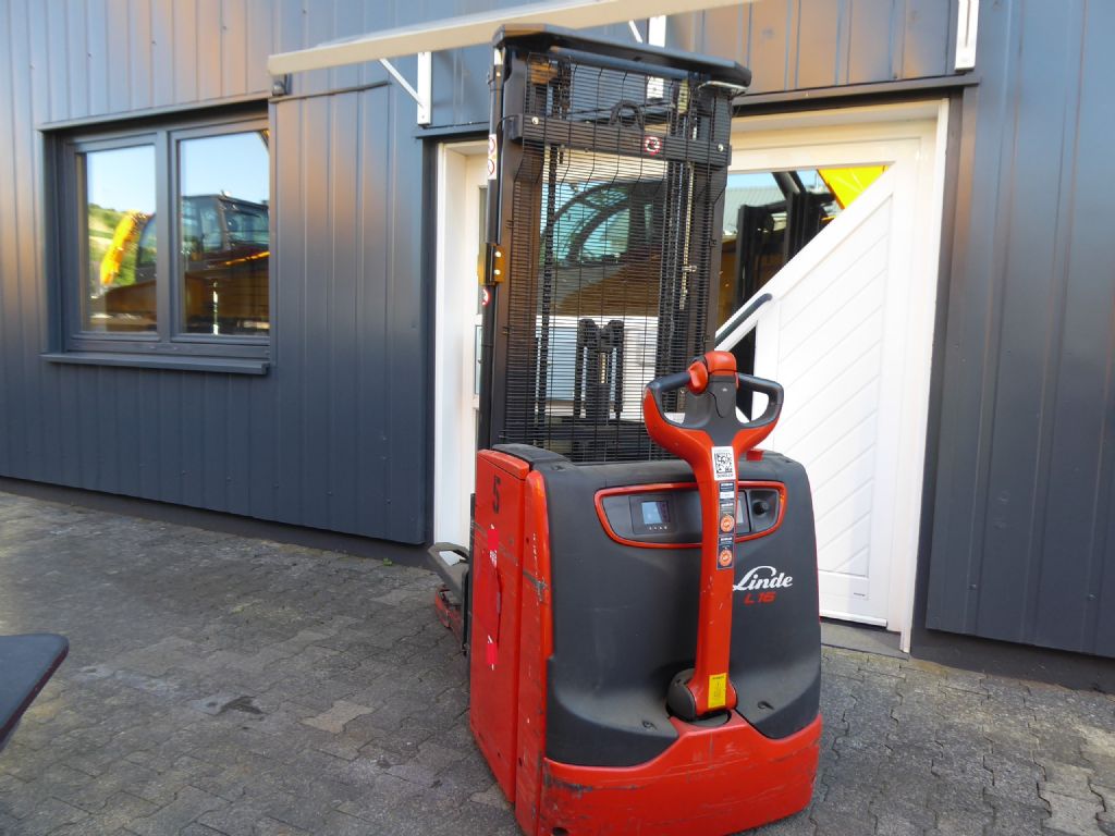 Linde L16i mit Initialhub Hochhubwagen www.sks-stapler.at