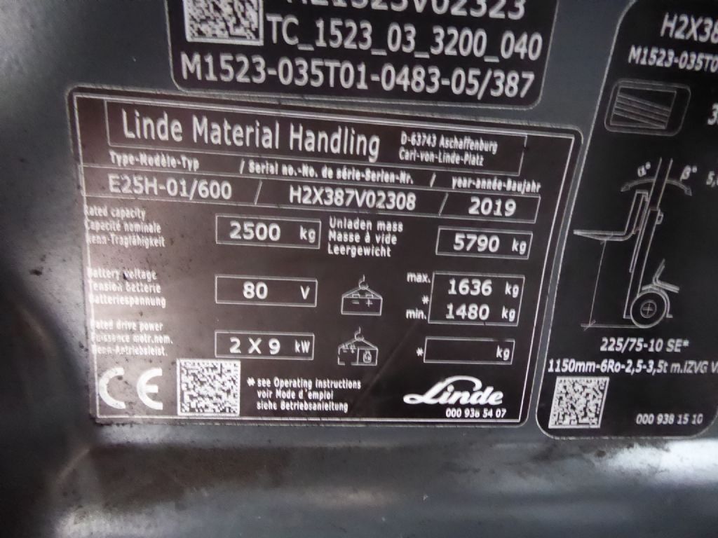 Linde E25HL-01/600 Elektro 4 Rad-Stapler www.rf-stapler.de Linde E25HL-01/600 Elektro 4 Rad-Stapler www.rf-stapler.de