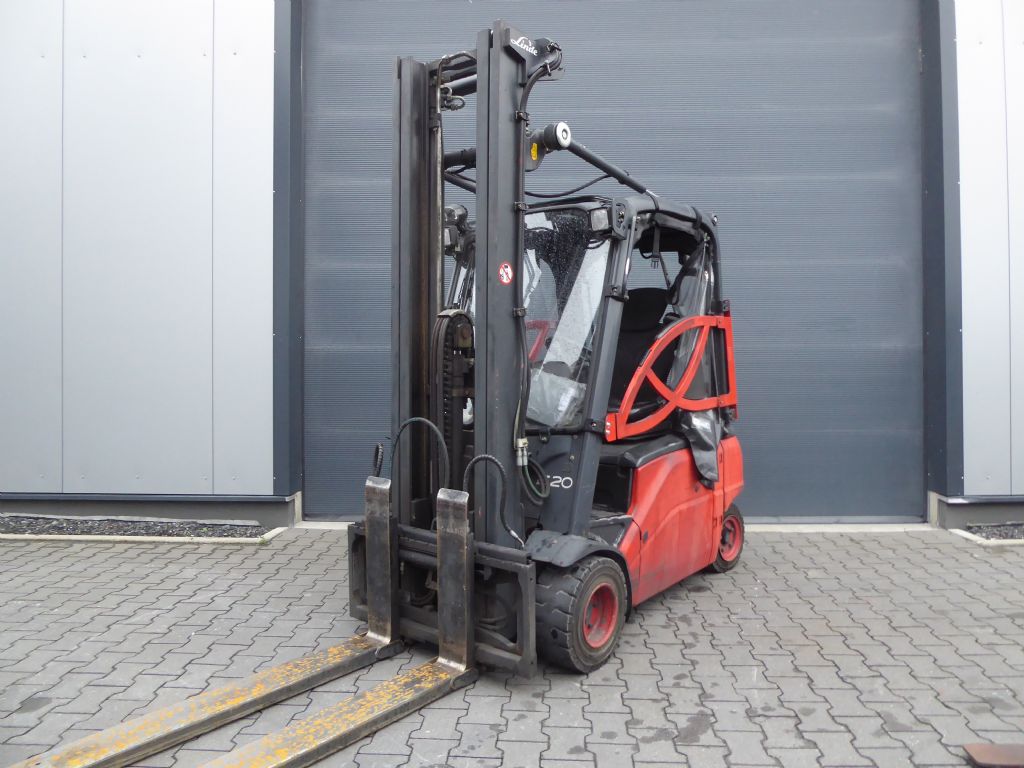 Linde E20PL-01 Elektro 4 Rad-Stapler www.rf-stapler.de