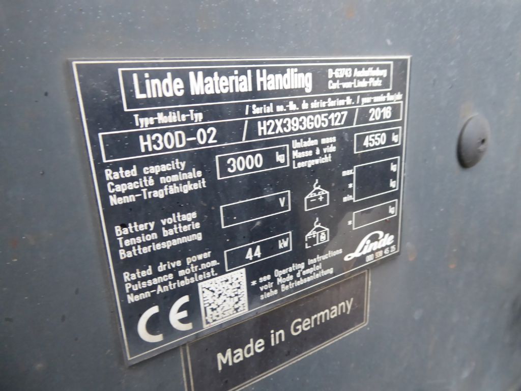 Linde H30D-02 Dieselstapler www.sks-stapler.at