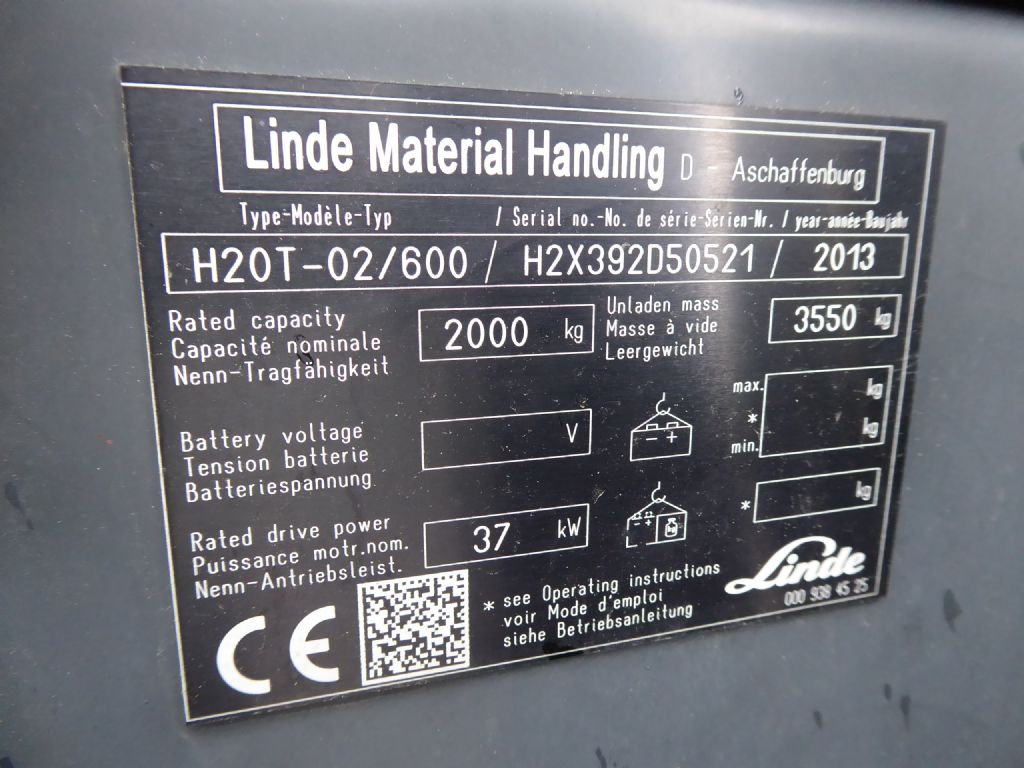 Linde H20T-02/600 Treibgasstapler www.zeidlerstapler.at