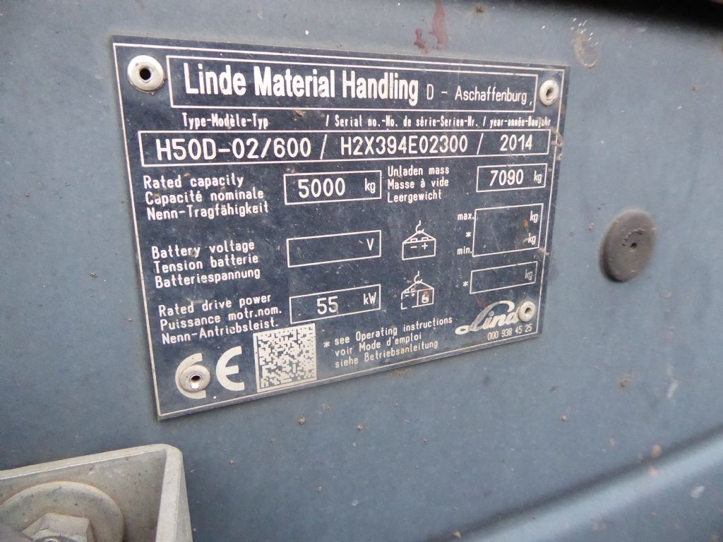 Linde H50D-02/600 Dieselstapler www.zeidlerstapler.at