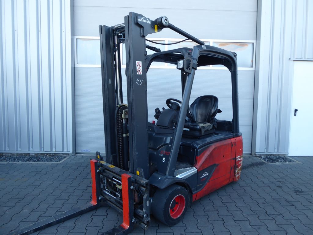 Linde E20L-02 Elektro 4 Rad-Stapler www.sks-stapler.at