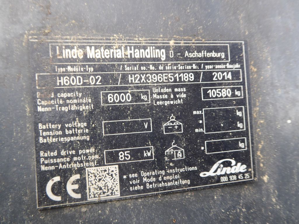 Linde H60D-02 Dieselstapler www.zeidlerstapler.at