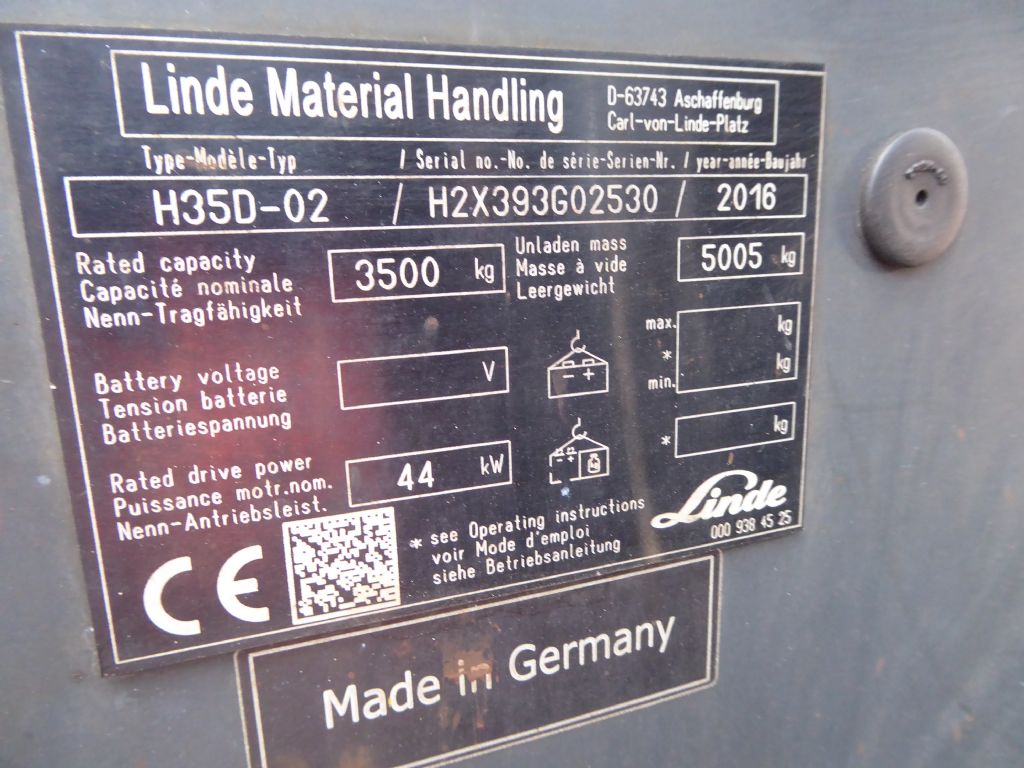 Linde H35D-02 Dieselstapler www.zeidlerstapler.at