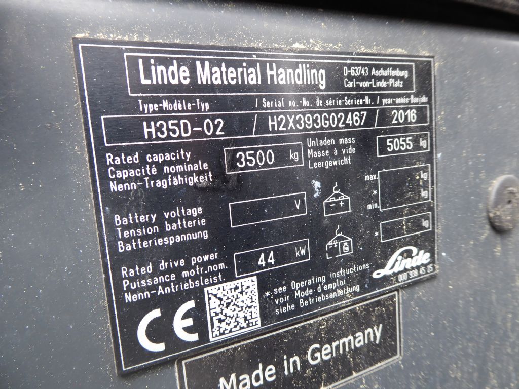 Linde H35D-02 Dieselstapler www.zeidlerstapler.at