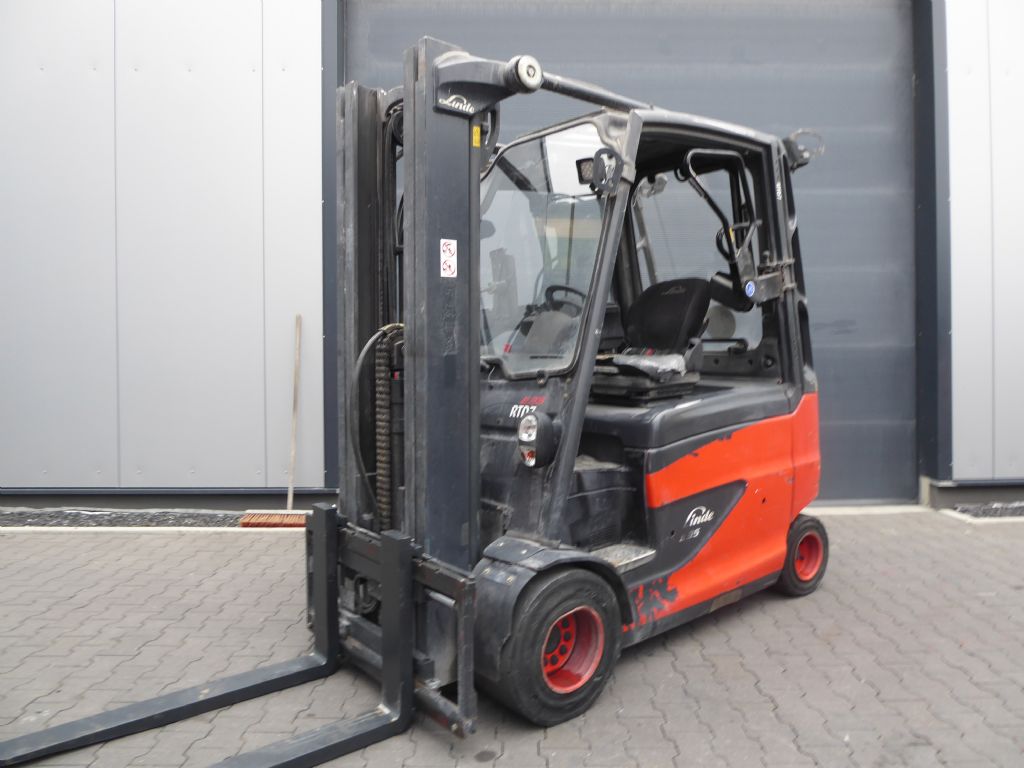 Linde E35HL-01 Elektro 4 Rad-Stapler www.sks-stapler.at