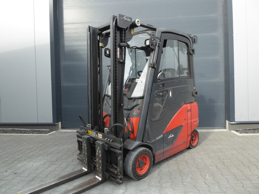 Linde E16P-02 Elektro 3 Rad-Stapler www.sks-stapler.at