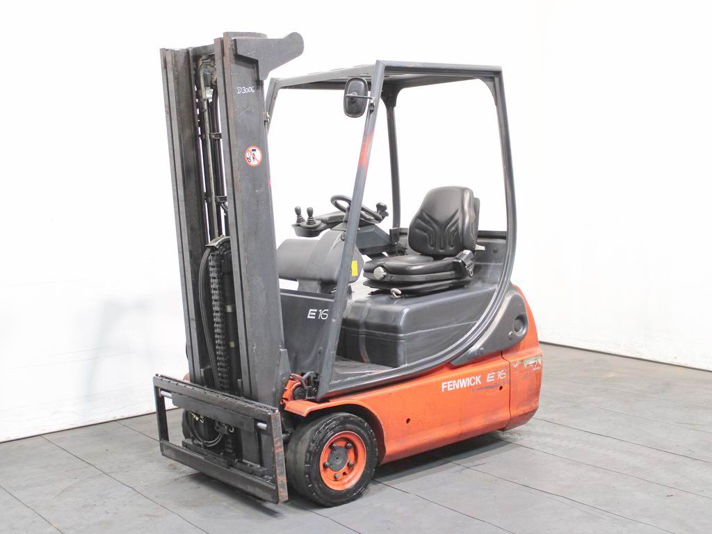 Linde E 16 C-02  335 Elektrische 3-wieler www.richter-gabelstapler.de