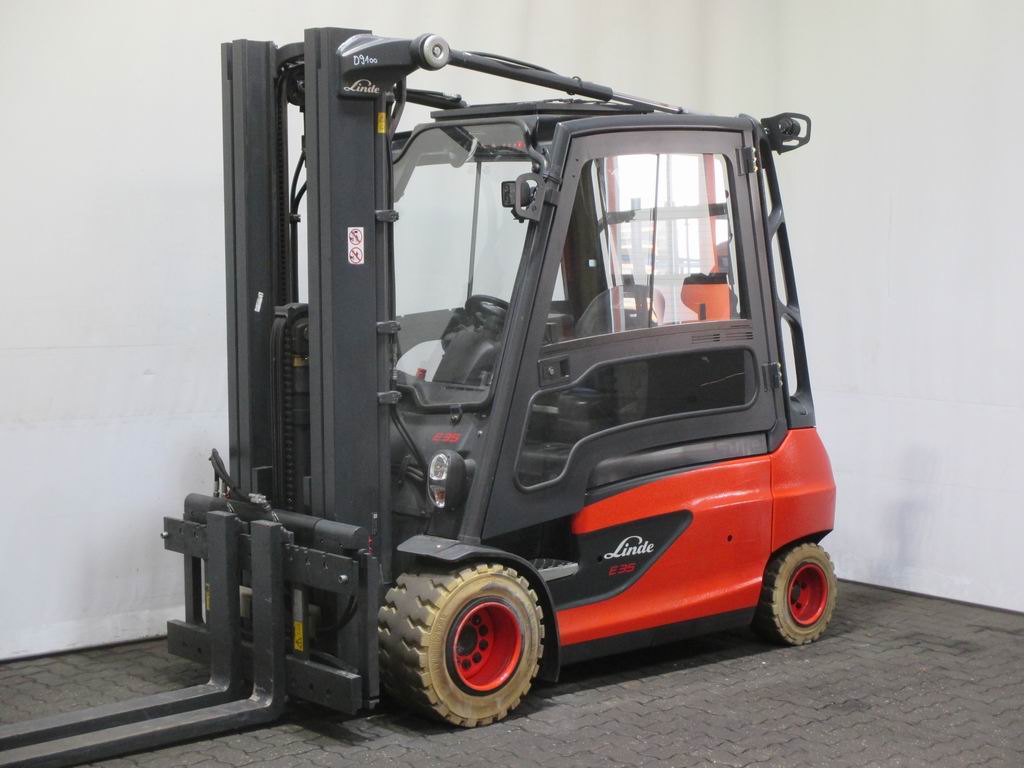 Linde E 35 L-01  387 Elektro 4 Rad-Stapler www.richter-gabelstapler.de