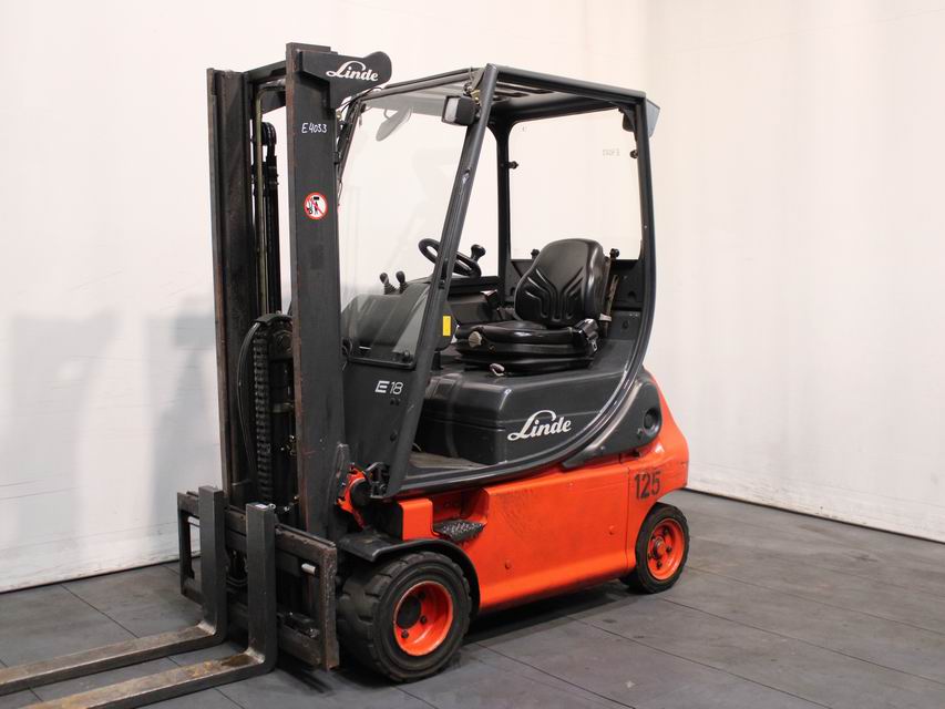 Linde E 18 P-02  335 Elektro 4 Rad-Stapler www.richter-gabelstapler.de