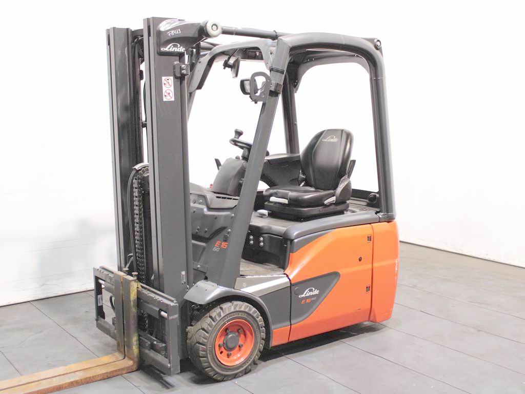 Linde E 16 C-02  386 Электро 3 колесный Погрузчики www.richter-gabelstapler.de