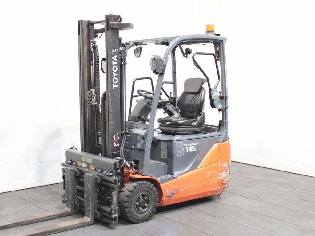Toyota 8 FBEK 16 T Elektro 3 Rad-Stapler www.richter-gabelstapler.de