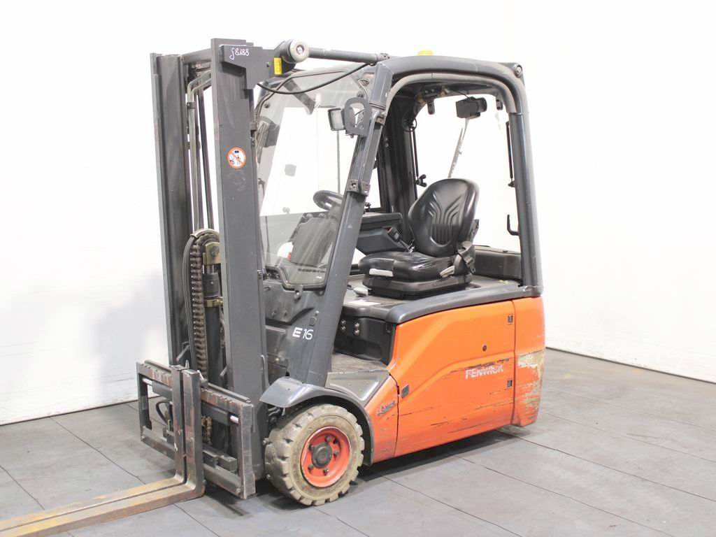 Linde E 16-01  386 Elektrische 3-wieler www.richter-gabelstapler.de