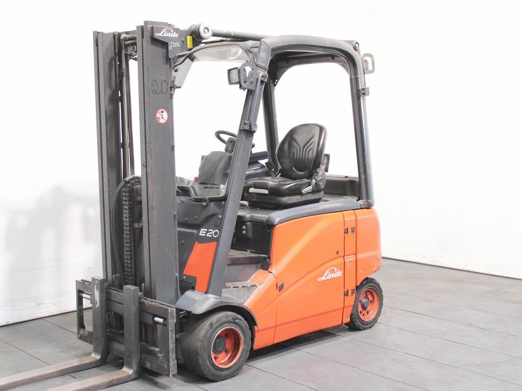 Linde E 20 PH-01  386 Elettrico 4 ruote www.richter-gabelstapler.de