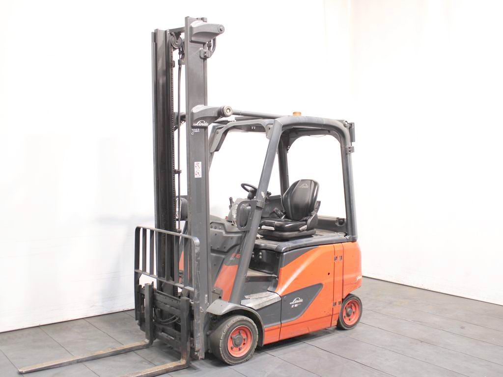 Linde E 16 PH-02  386 Elektro 4 Rad-Stapler www.richter-gabelstapler.de