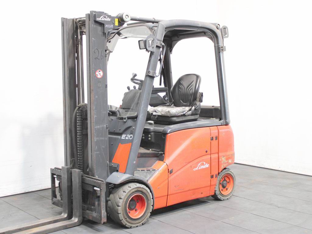 Linde E 20 PH-01  386 Elettrico 4 ruote www.richter-gabelstapler.de