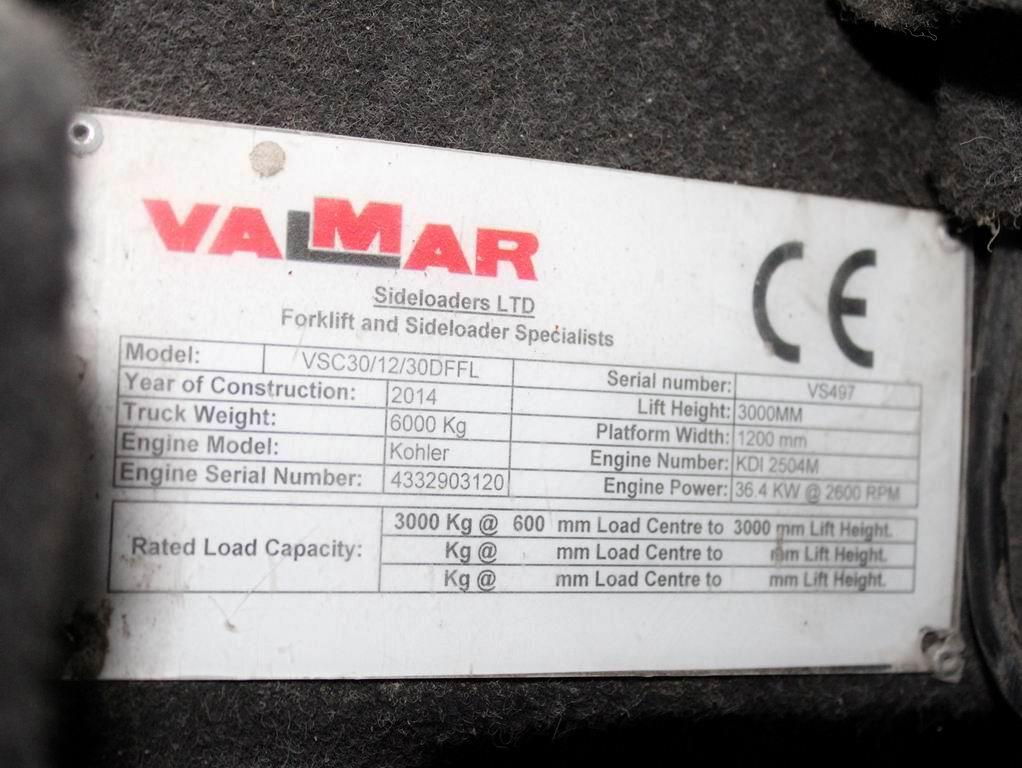 Valmar VSC 30/12/30 DFFL Seitenstapler www.richter-gabelstapler.de