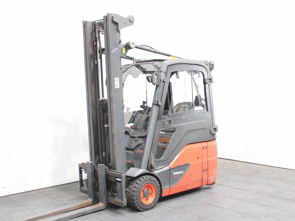 Linde E 16-02  386 Elektrische 3-wieler www.richter-gabelstapler.de