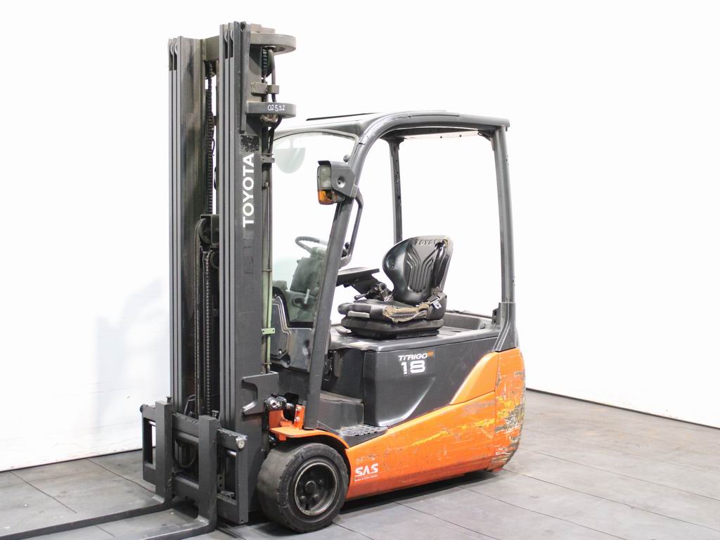 Toyota 8 FBET 18 Elektro 3 Rad-Stapler www.richter-gabelstapler.de