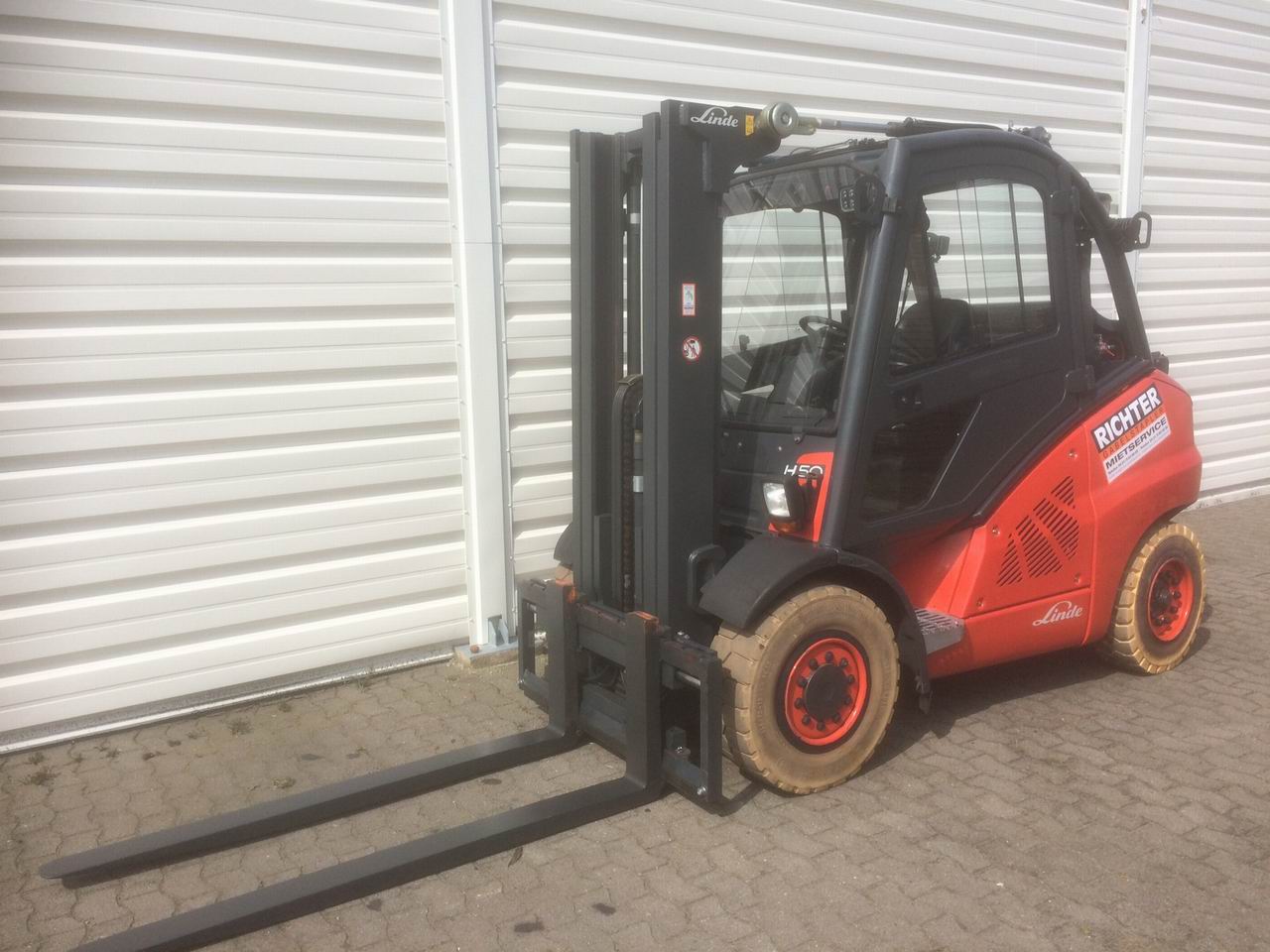 Linde H 50 T-01  394 Treibgasstapler www.richter-gabelstapler.de